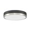 Z-Lite Algar Flush Mount, 1-Light, 16 In.W x 3 In.H, Matte Black + Brushed Nickel/Frosted 1006F16-MB-BN-LED - alternate 7